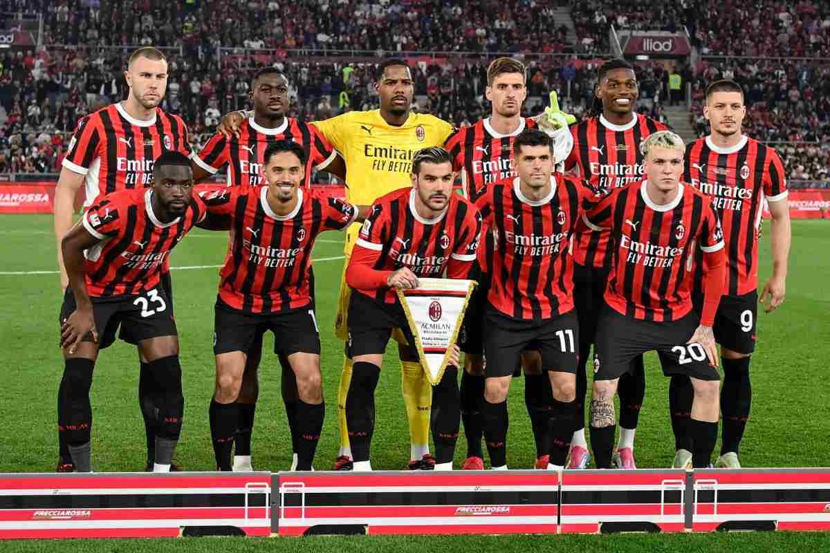 La formazione del Milan contro il Bologna